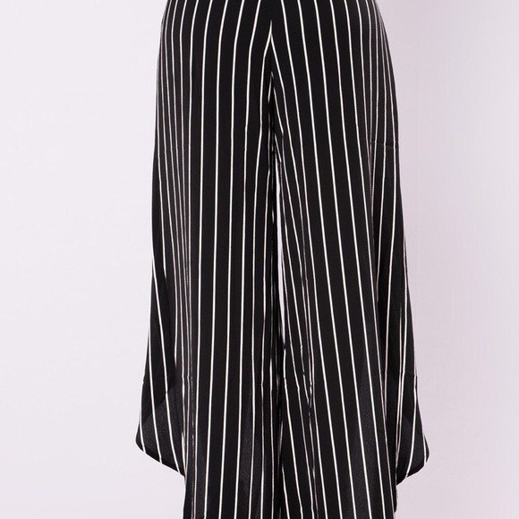 Striped slit pants - Picture 4 of 4